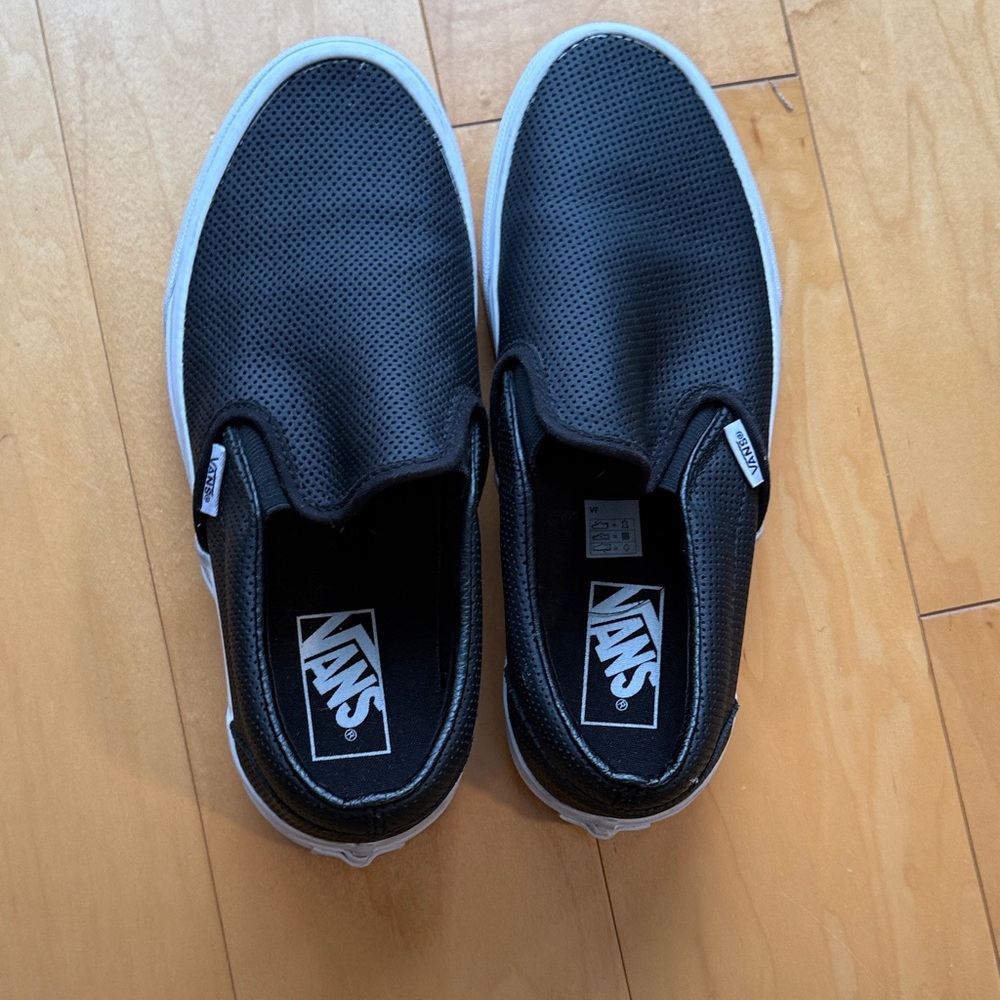 Vans Black Slip-On Sneakers - Women’s - Picture 5 of 7